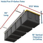E-Z Storage Glide Tote Slide — Overhead Garage Storage System - Image 2