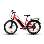 Eunorau 48V500W E-Torque Red Electric Commuter Bike - Image 2