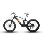Eunorau FAT-HS Fat Tire Full Suspension Black Electric Mountain Bike - Image 3