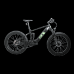 Eunorau FAT-HS Fat Tire Full Suspension Black Electric Mountain Bike - Image 7