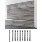 StoreWall | 8' Heavy Duty Slatwall (4pcs) + Installstrips - Image 3