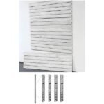 StoreWall | 4′ Heavy Duty Slatwall (4pcs) + Installstrips - Image 4