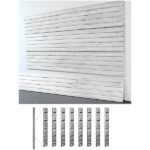 StoreWall | 8' Heavy Duty Slatwall (4pcs) + Installstrips - Image 4