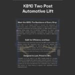 KREBS KB10/H-T 10,000lb 2-Post Automotive - Image 10