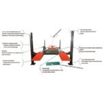 Katool KT-4H110 11,000lbs 4 Post Lift - Image 10