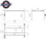 Katool KT-4H110 11,000lbs 4 Post Lift - Image 11