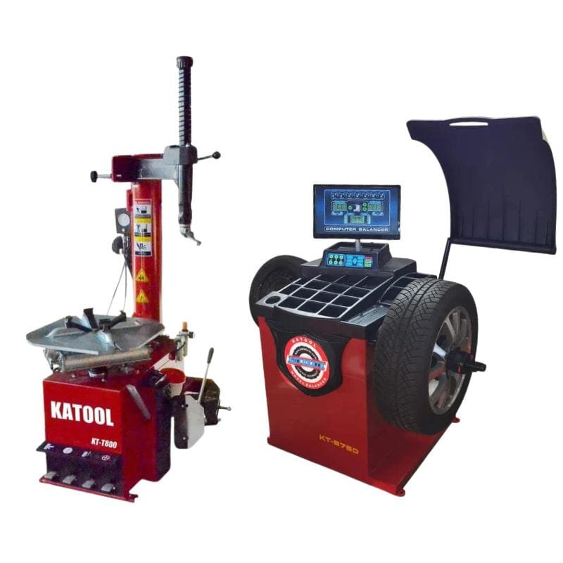 Katool-KT-T800-KT-B750-Combo Katool KT-T800 & KT-B750 Tire Changer & Wheel Balancer Combo - Image 1