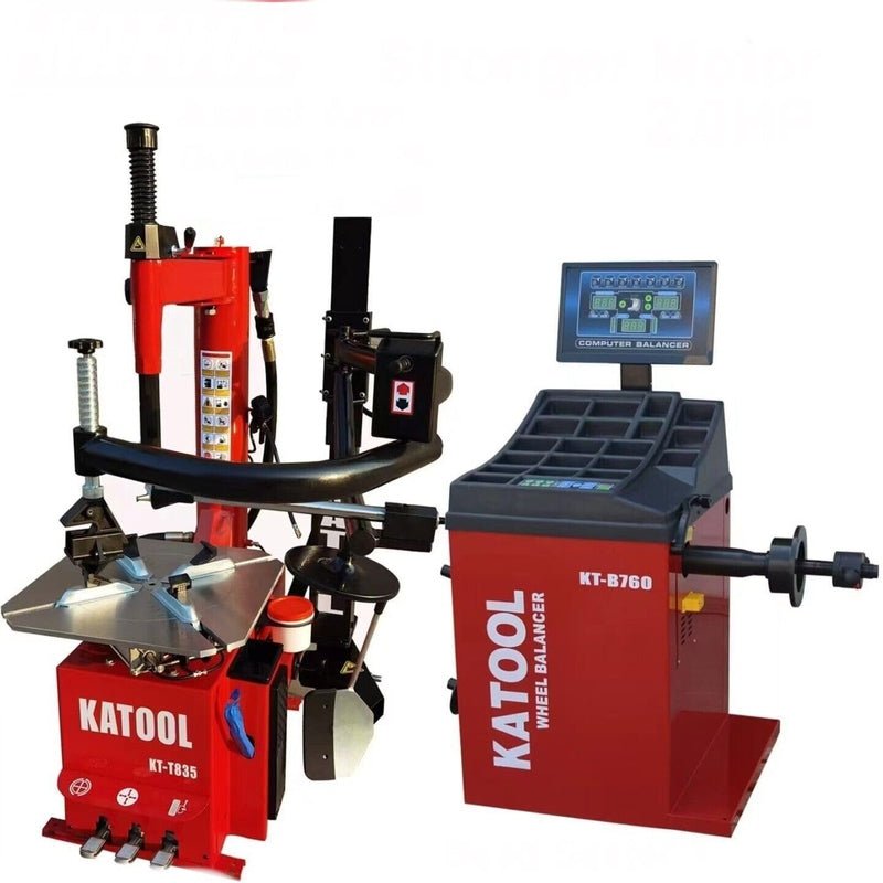 Katool-KT-T835-_-KT-B760-Combo Katool Tire Changer KT-T835 & Wheel Balancer KT-B760 Combo - Image 1