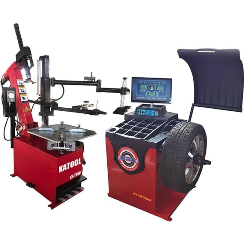 Katool-KT-T850-_-KT-B750-Combo-1 Katool Tire Changer KT-T850 & Wheel Balancer KT-B750 Combo - Image 1