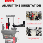 Katool KT-T855 Vertical Tire Press Changer Wheel Changer Machine - Image 2