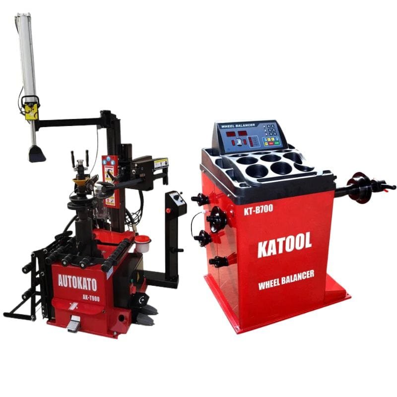 Katool-KT-T900-KT-B700-Combo Katool KT-T900 & KT-B700 Tire Changer & Wheel Balancer Combo - Image 1