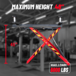 Katool KT-X66 6600 lbs Portable Mid Rise Scissor Lift - Image 5