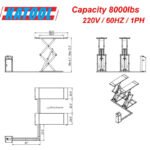 Katool KT-X95 Full Rise Scissor Lift - Image 3