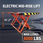 Katool KT-X90E 8000 lbs Electric Mid Rise Scissor Lift - Image 6