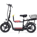 MotoTec Cruiser 48v 350w Lithium Electric Scooter Black - Image 6