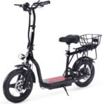 MotoTec Cruiser 48v 350w Lithium Electric Scooter Black - Image 7