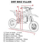 MotoTec Villain 52cc 2-Stroke Kids Gas Dirt Bike - Image 7