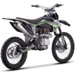 MotoTec X4 150cc 4-Stroke Gas Dirt Bike Black - Image 2