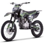 MotoTec X4 150cc 4-Stroke Gas Dirt Bike Black - Image 4