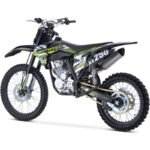 MotoTec X5 250cc 4-Stroke Gas Dirt Bike Black - Image 2