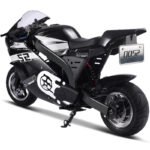 MotoTec 1000w 48v Electric Superbike Black - Image 3