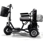 MotoTec Folding Mobility Electric Trike 48v 1000w Dual Motor Lithium Black - Image 3