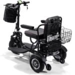 MotoTec Folding Mobility Electric Trike 48v 1000w Dual Motor Lithium Black - Image 4