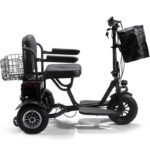 MotoTec Folding Mobility Electric Trike 48v 1000w Dual Motor Lithium Black - Image 6