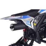 MotoTec Hooligan 72cc 4-Stroke Gas Dirt Bike Blue - Image 9