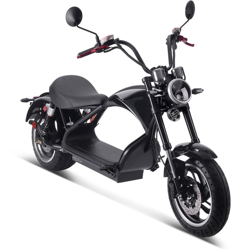 MT-LowBoy-60v-2500w_Black MotoTec Lowboy 60v 2500w Lithium Scooter Black - Image 1