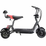 MotoTec Mini Fat Tire 48v 500w Electric Scooter Black - Image 2