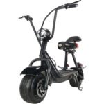 MotoTec Mini Fat Tire 48v 500w Electric Scooter Black - Image 3