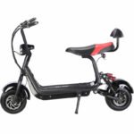 MotoTec Mini Fat Tire 48v 500w Electric Scooter Black - Image 5