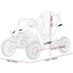 MotoTec Raider Kids UTV 48v 1200w Full Suspension - Image 6