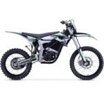 MotoTec Venom 72v 12000w 50ah Electric Dirt Bike White - Image 2