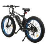 Ecotric Cheetah 26 Fat Tire Beach Snow Electric Bike - Blue - Image 4