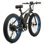 Ecotric Cheetah 26 Fat Tire Beach Snow Electric Bike - Blue - Image 5