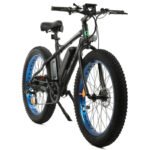 Ecotric Cheetah 26 Fat Tire Beach Snow Electric Bike - Blue - Image 3