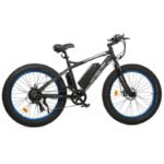 Ecotric Cheetah 26 Fat Tire Beach Snow Electric Bike - Blue - Image 6
