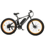 Ecotric Cheetah 26 Fat Tire Beach Snow Electric Bike - Orange - Image 6