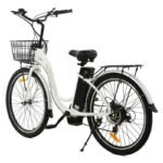 Ecotric 26inch Peacedove Electric City Bike with Basket and Rear Rack - Image 11