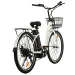 Ecotric 26inch Peacedove Electric City Bike with Basket and Rear Rack - Image 10