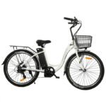 Ecotric 26inch Peacedove Electric City Bike with Basket and Rear Rack - Image 12
