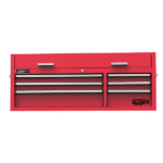 Maroon Homak 54” Pro II Series 6 Drawer Top Chest