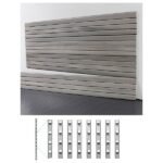 StoreWall | 8′ Standard Duty Slatwall (4 pcs) + Installstrips - Image 3