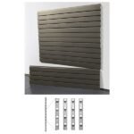 StoreWall | 4′ Standard Duty Slatwall (4 pcs) + Installstrips - Image 7