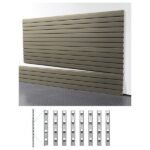 StoreWall | 8′ Standard Duty Slatwall (4 pcs) + Installstrips - Image 7