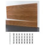 StoreWall | 8′ Standard Duty Slatwall (4 pcs) + Installstrips - Image 6