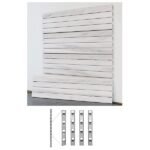 StoreWall | 4′ Standard Duty Slatwall (4 pcs) + Installstrips - Image 4