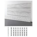 StoreWall | 8′ Standard Duty Slatwall (4 pcs) + Installstrips - Image 4